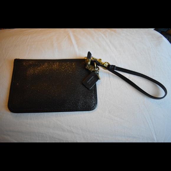 COACH black sparkly wallet - Picture 3 of 4